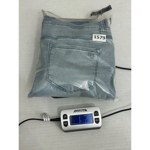 DG2 Diane Gilman Jeans Size 14T Virtual Stretch Skinny Light Wash High Waisted - Picture 13 of 13